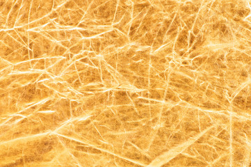 Shiny surface of gold photo reflector