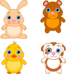 Cute animals set 01