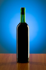 Wine concept with gradient background