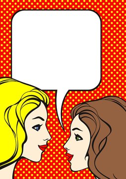 Comics style girls