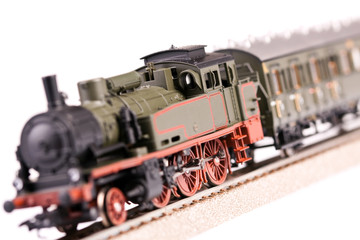 Naklejka premium Locomotive old model