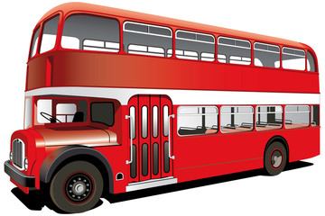 red double decker bus