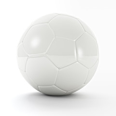 white soccer ball