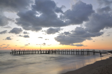 Fototapeta premium Sunset over Sea