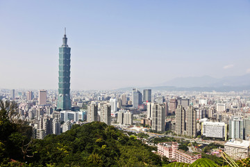 Naklejka premium Taipei 101, Tajwan