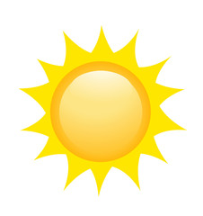 Sun icon vector illustration