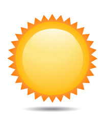 Sun icon vector illustration