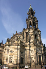 Fototapeta na wymiar Hofkirche Dresden