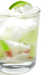 coktail with lime