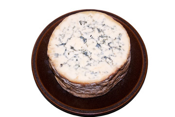 Half of a whole Stilton Cheese