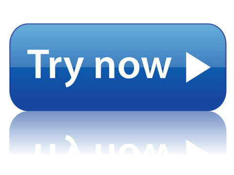 "Try Now" rectangular web button (online internet product)