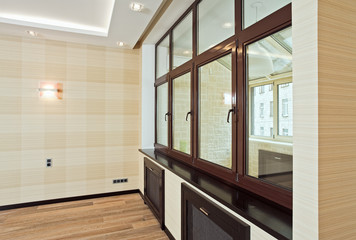 Empty living room interior in modern style