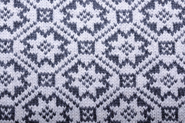 Wool pattern fabric