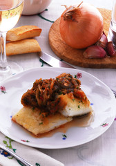 Baccala alla livornese - Secondi di pesce Toscana