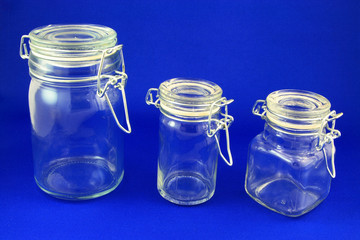 Empty small Jars.