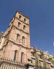 Fototapeta na wymiar Astorga cathedral, jewel spanish art, Spain