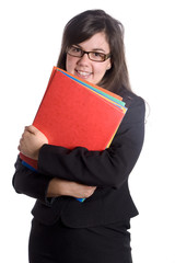 secrétaire souriante