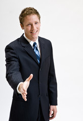 Businessman handshaking