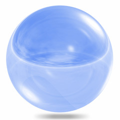 Glass sphere isolated