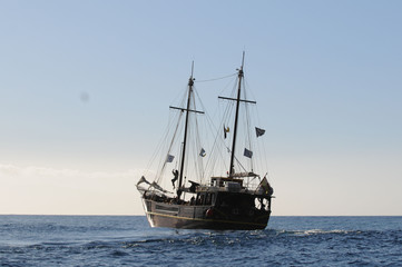 Fototapeta na wymiar Piratenschiff