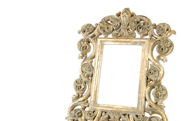 Gold metal frame