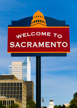 Welcome to Sacramento sign