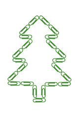 Paper Clips Christmas Tree