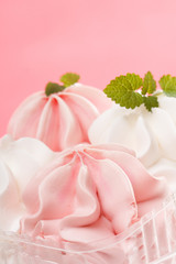 Obraz na płótnie Canvas Strawberry and vanilla ice cream.