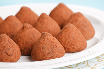 chocolate truffles.