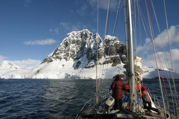 Sailing in Antartcica: Beautiful landscape in Antartica.