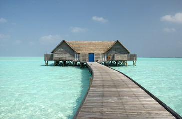 Villa sur pilotis, Maldives