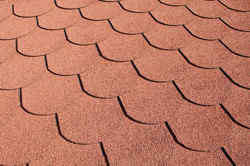 Crown tile, clapboard