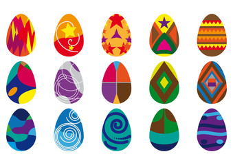 Painted Easter eggs