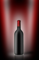 original red wine bottle