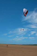 Obraz premium kitesurfeur
