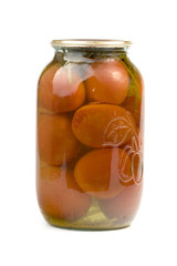 canned pickled tomatoes