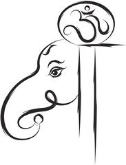 Obraz premium Ganesha