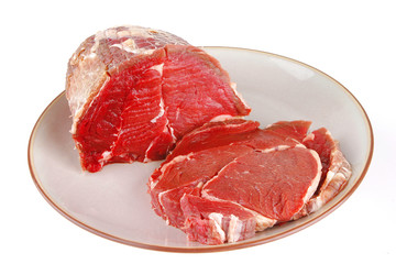 fresh uncooked beef meat