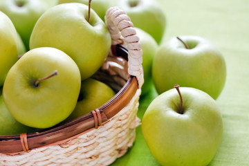 Green apples.