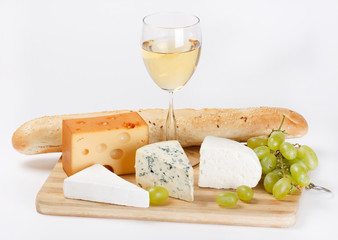 cheese and wine