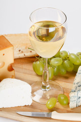 cheese and wine