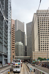 Obraz premium China, Hong Kong Hennessy road