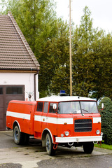 fire engine, Kuzelov, Czech Republic