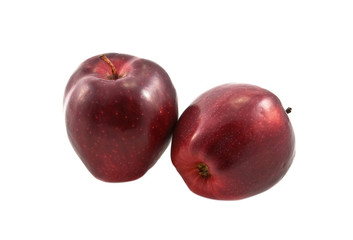 Two red apples