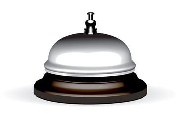 Vector realistic hotel bell