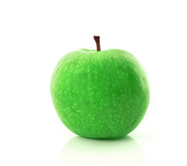Green apple isolated on white