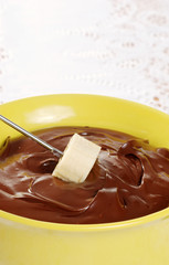 banana chocolate fondue