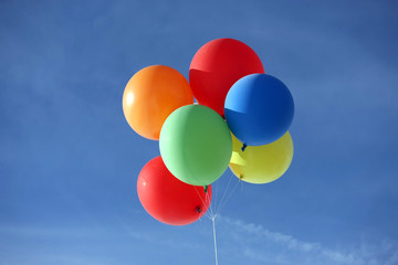 Farbige Luftballons