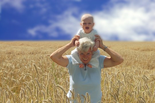 Grandmother with Grandson