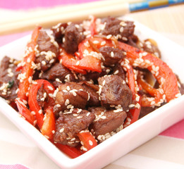 Rindfleisch mit Gemüse